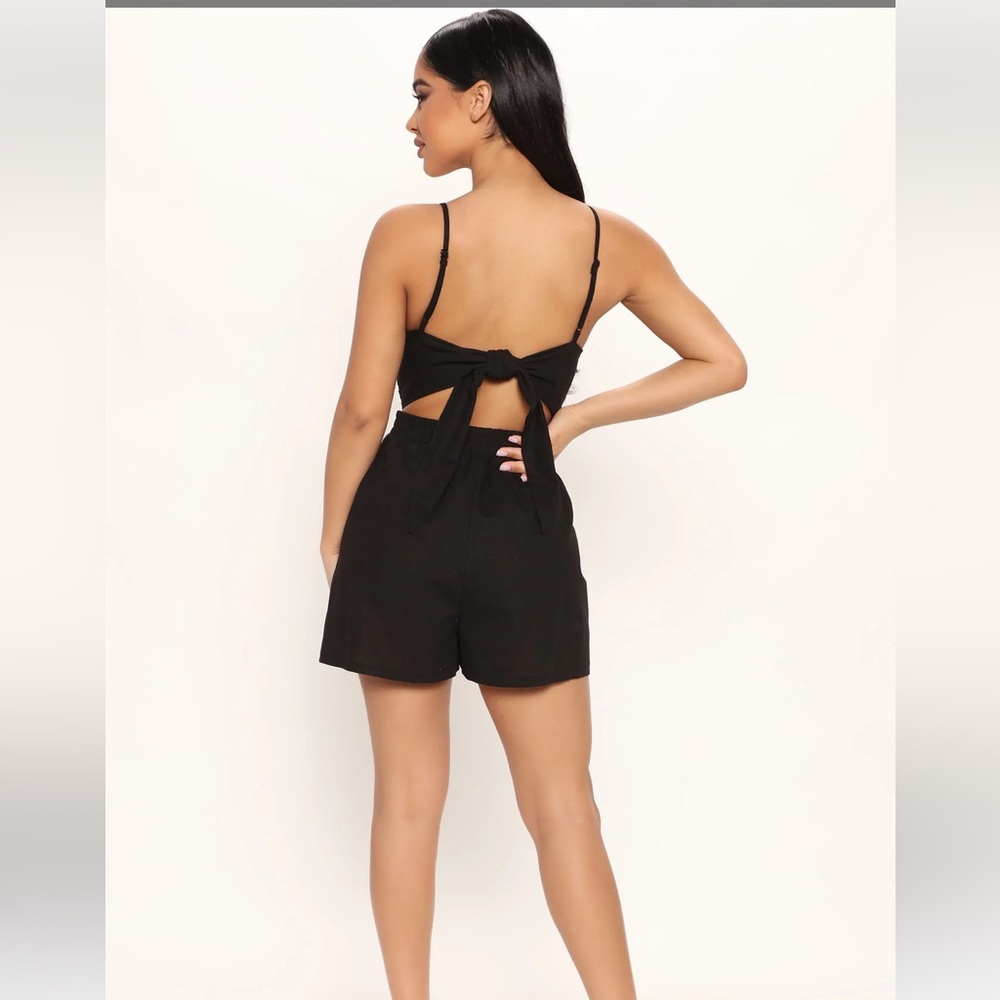 In A Daze Fashion Nova Romper - Black - Picture 3 of 6